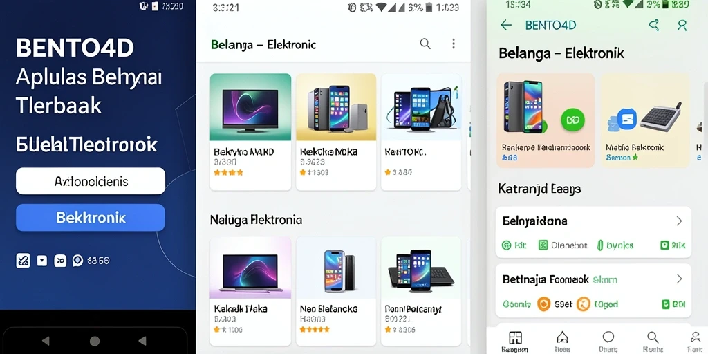 Antarmuka pengguna BENTO4D yang menarik dan mudah navigasi.