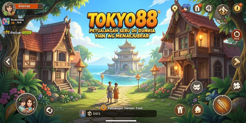 Tampilan antarmuka game Petualangan yang menarik dan interaktif.