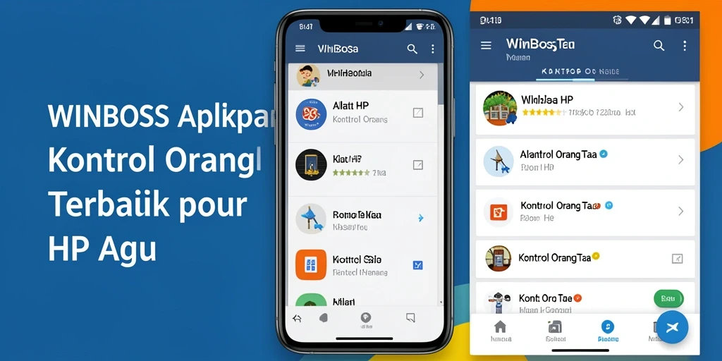 Tampilan antarmuka pengguna WINBOSS yang intuitif dan ramah pengguna.