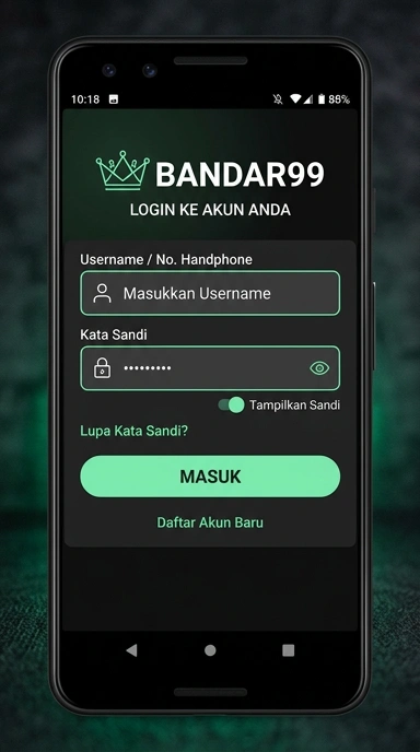 Cara Masuk Akun Bandar99 di Android